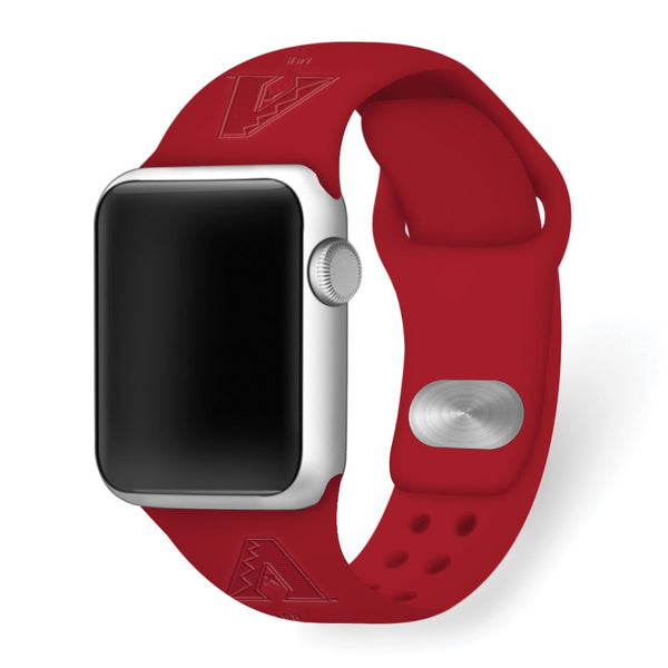 Gametime AZ Diamondbacks Deboss Silicon Band fits Apple Watch (42/40mm Red)
