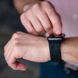 Gametime Balt. Orioles Deboss Silicon Band fits Apple Watch (42/44 Black)