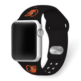Gametime Balt. Orioles Silicon Band fits Apple Watch (42/44mm Black)