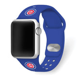 Gametime Chicago Cubs Silicon Band fits Apple Watch (42/44mm Blue)
