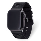 Gametime Cinti. Reds Leather Band fits Apple Watch (38/40mm S/M Black)
