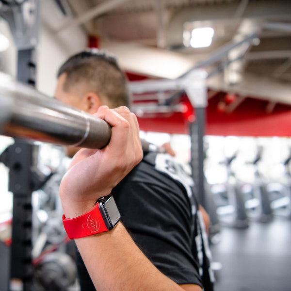 Gametime Cinti. Reds Deboss Silicon Band fits Apple Watch (42/40mm Red)