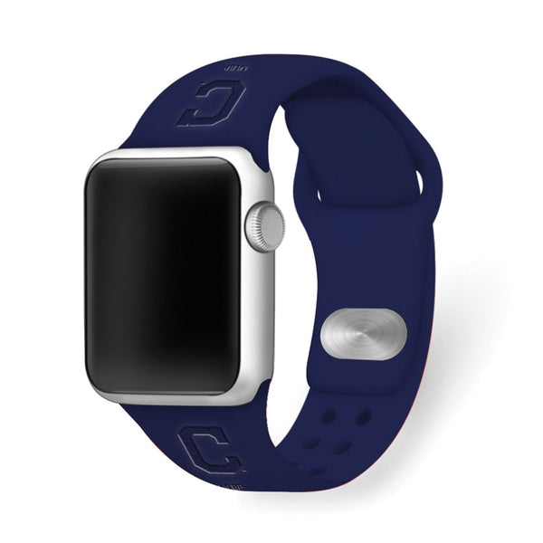 Gametime Cl. Indians Deboss Silicon Band fits Apple Watch (38/40mm Navy)