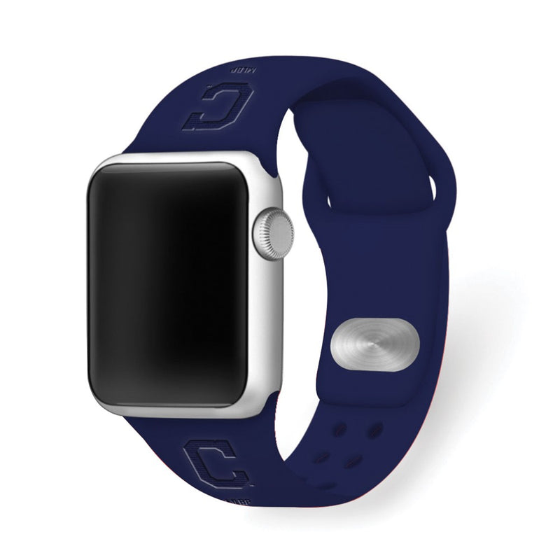Gametime Cl. Indians Deboss Silicon Band fits Apple Watch (42/40mm Navy)