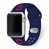 Gametime Cleve. Indians Silicon Band fits Apple Watch (38/40mm Navy)