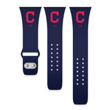 Gametime Cleve. Indians Silicon Band fits Apple Watch (38/40mm Navy)