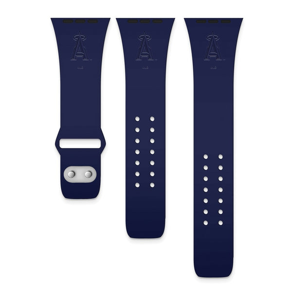 Gametime LA Angels Deboss Silicon Band fits Apple Watch (38/40mm Navy)