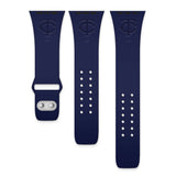 Gametime Minne. Twins Deboss Silicon Band fits Apple Watch (42/40mm Navy)