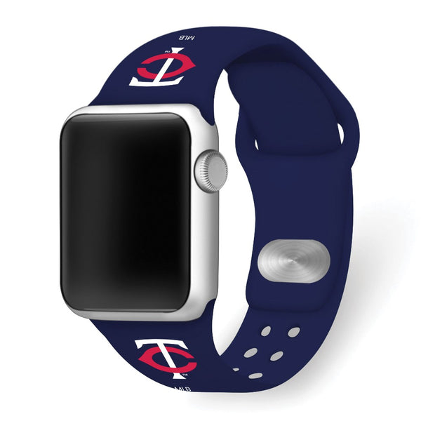 Gametime Minne. Twins Silicon Band fits Apple Watch (42/44mm Navy)