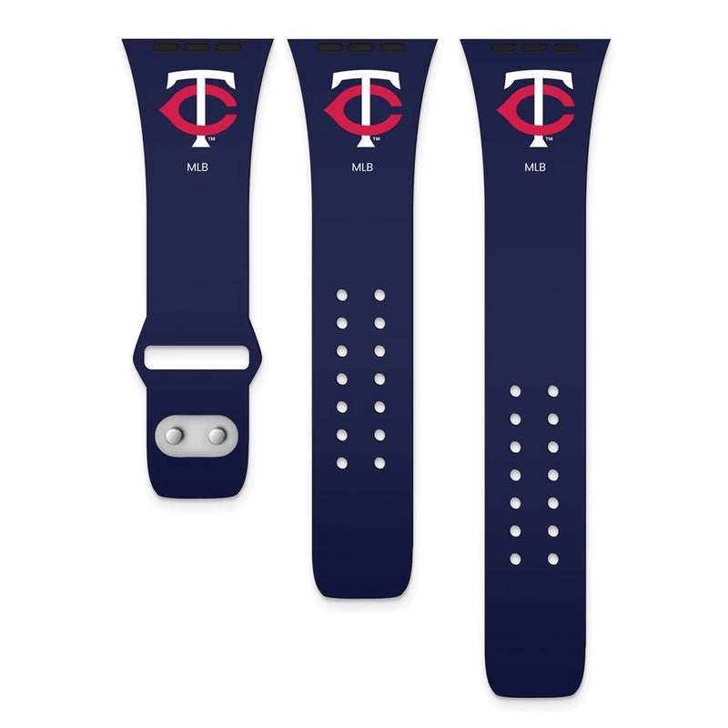 Gametime Minne. Twins Silicon Band fits Apple Watch (42/44mm Navy)