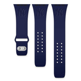 Gametime NY Yankees Deboss Band Silicon fits Apple Watch (38/40mm Navy)