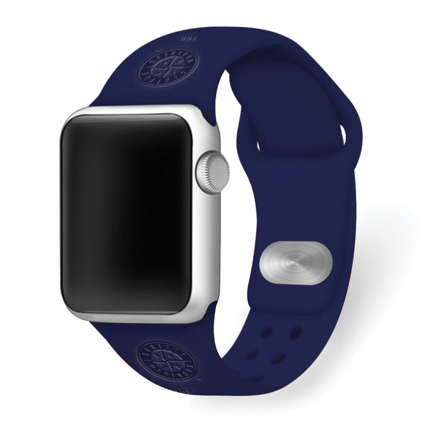 Gametime Seatt. Mariners Deboss Silicon Band fits Apple Watch (38/40mm Navy