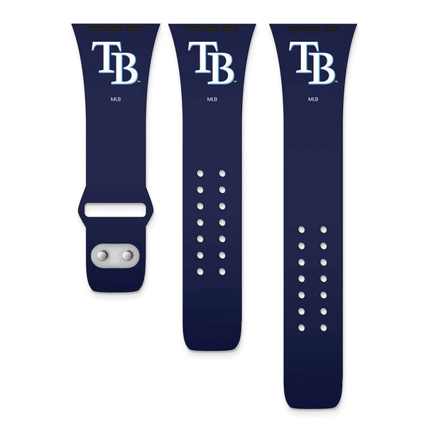 Gametime Tampa Bay Rays Silicon Band fits Apple Watch (42/44mm Navy)