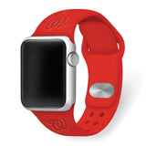 Gametime Wash. Nationals Deboss Silicon Band fits Apple Watch (38/40 Red)