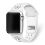 Gametime Chi. Blackhawks Deboss Silicon Band fits Apple Watch (42/44mm Whit