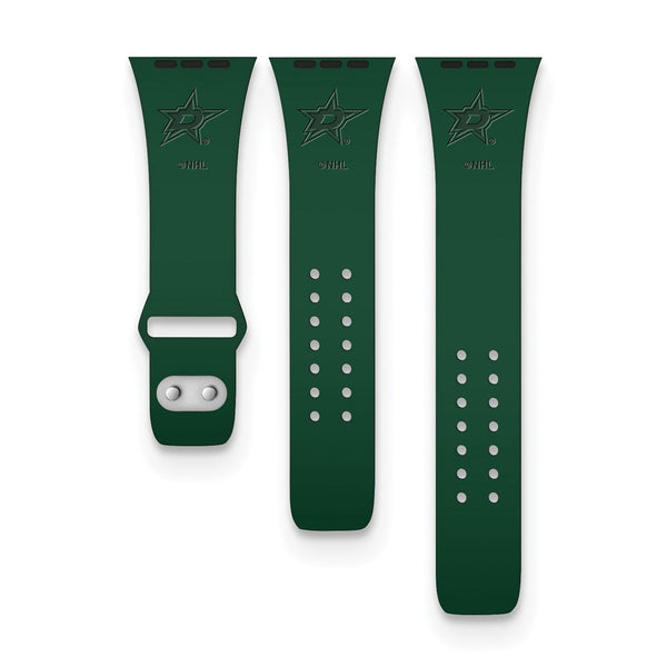 Gametime Dallas Stars Deboss Silicon Band fits Apple Watch (42/44mm Green)