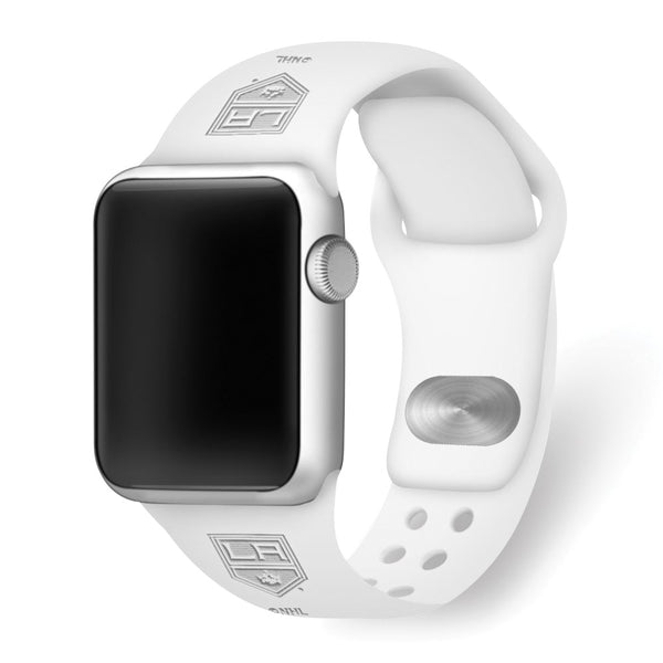 Gametime LA Kings Deboss Silicon Band fits Apple Watch (42/44mm White)