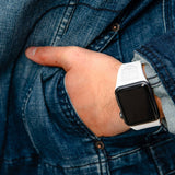 Gametime LA Kings Deboss Silicon Band fits Apple Watch (38/40mm White)