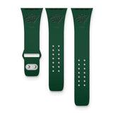 Gametime Minne. Wild Deboss Silicon Band fits Apple Watch (38/40mm Green)