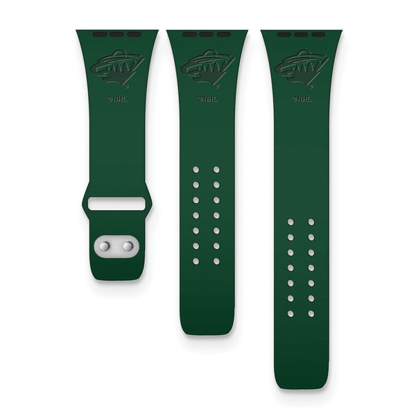 Gametime Minne. Wild Deboss Silicon Band fits Apple Watch (42/44mm Green)