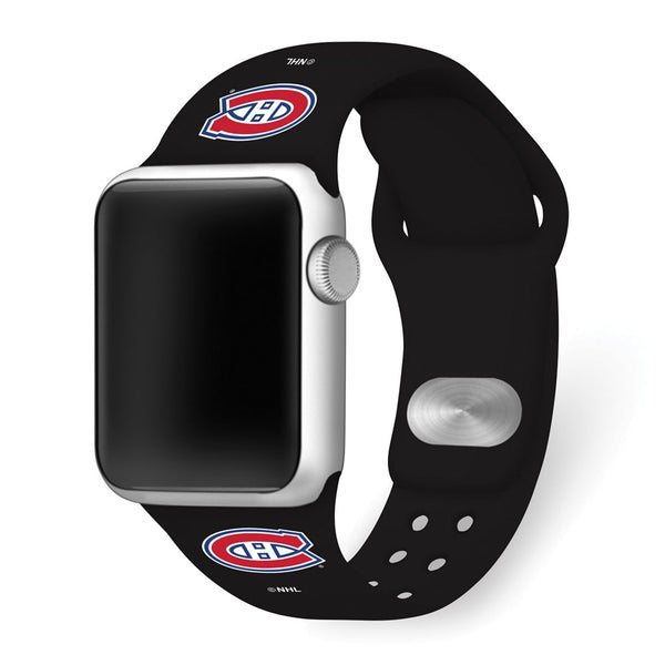Gametime Mont. Canadiens Silicon Band fits Apple Watch (42/44mm)