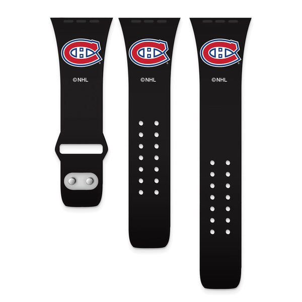 Gametime Mont. Canadiens Silicon Band fits Apple Watch (42/44mm)