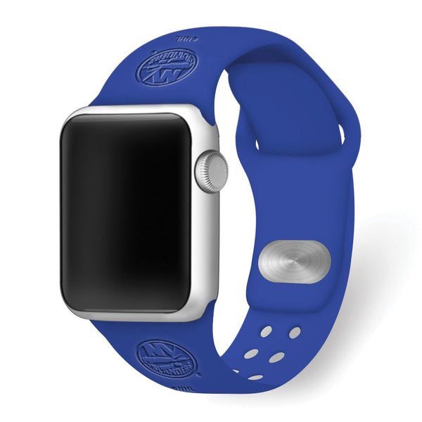 Gametime NY Islanders Deboss Silicon Band fits Apple Watch (42/44mm Blue)
