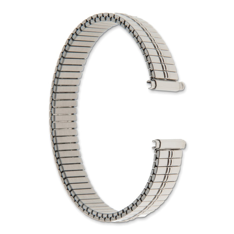 Gilden Ladies Extra-Long 11-15mm High Polished Stainless Steel 6.75 inch Expansion Watch Band