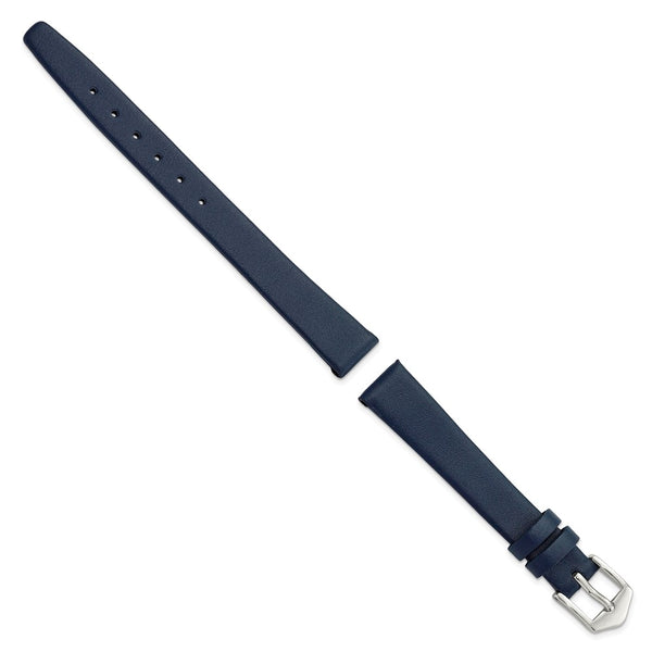 Gilden 12mm Navy Blue Classic Calfskin Watch Band