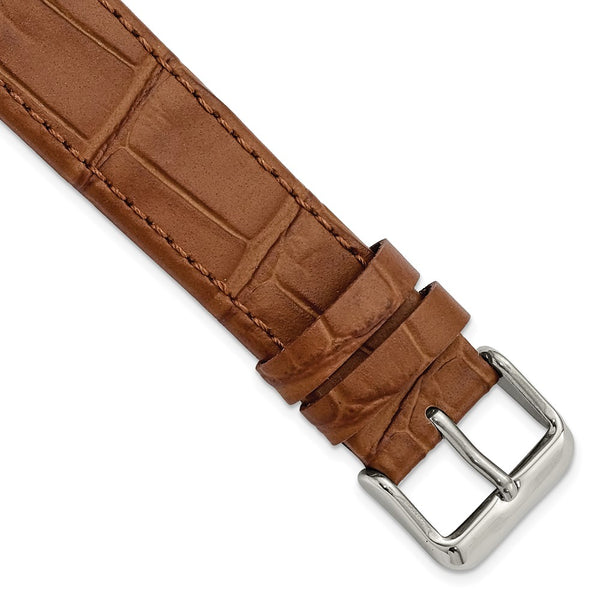 Gilden for Apple 38/40mm Brown Gator Grain Calfskin Watch Band