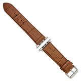 Gilden for Apple 42/44mm Brown Gator Grain Calfskin Watch Band