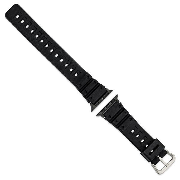 Gilden for Apple 38/40mm Black Polyurethane Sport Watch Band