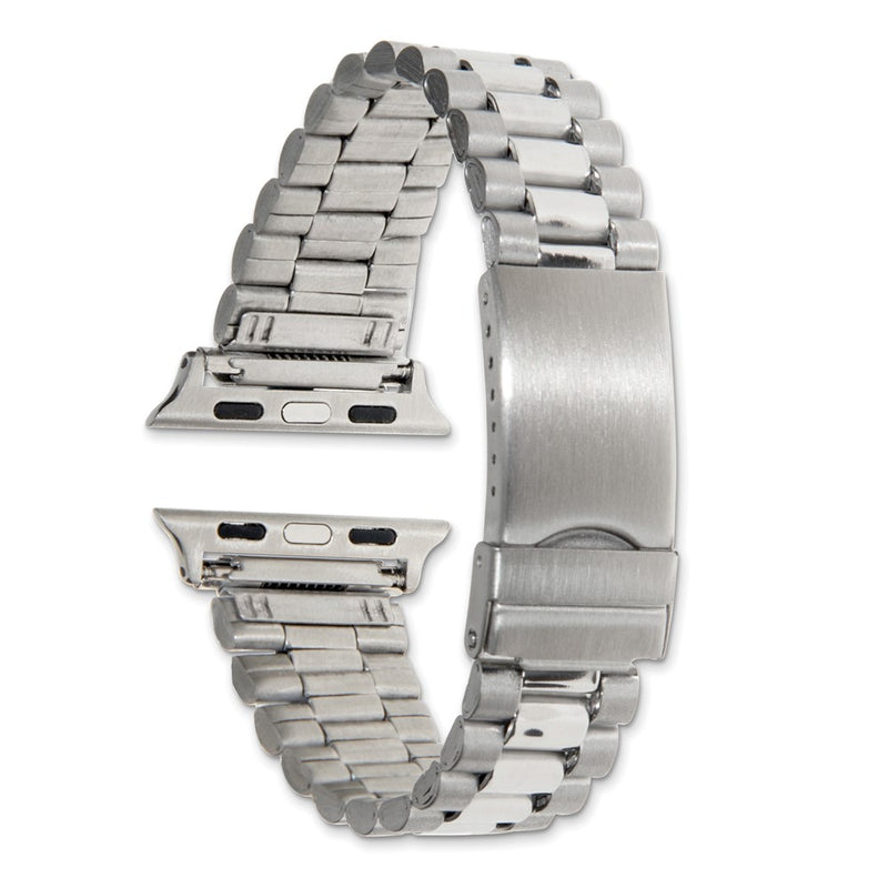 Gilden for Apple 38/40mm Long President-style Stainless Steel Watch Band