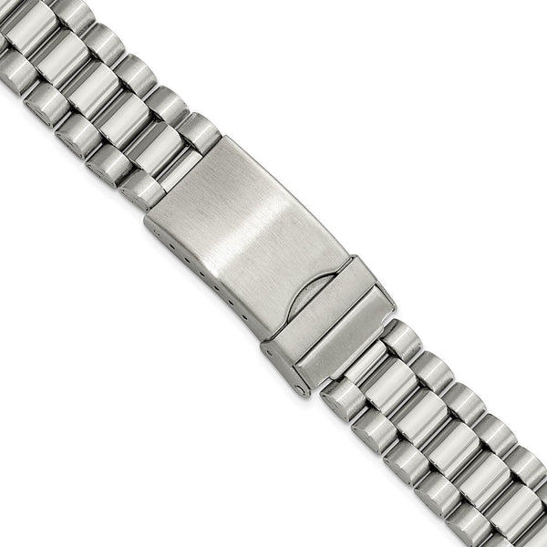 Gilden for Apple 38/40mm Long President-style Stainless Steel Watch Band