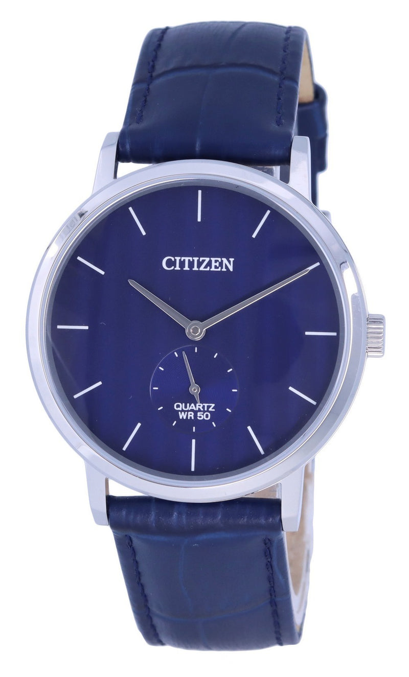 Citizen Analog Leather Blue Dial Quartz BE9170-05L.G Men's Watch