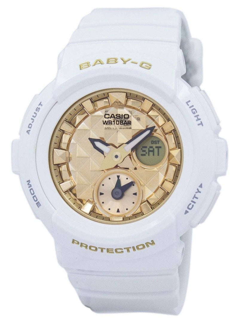 Casio Baby-G Shock Resistant World Time Analog Digital BGA-195M-7A Women's Watch