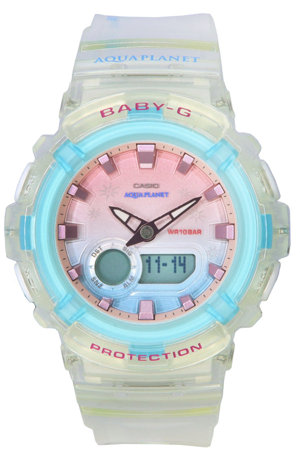 Casio Baby-G Aquaplanet Analog Digital Quartz BGA-280AP-7A BGA280AP-7 100M Women's Watch