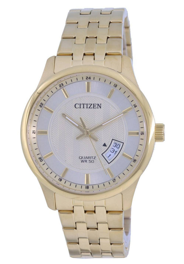 Citizen Gold Tone Stainless Steel Quartz BI1052-85P Men's Watch