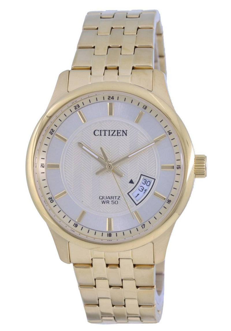 Citizen Gold Tone Stainless Steel Quartz BI1052-85P Men's Watch