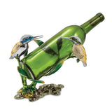 Luxury Giftware Bejeweled Crystal and Enameled 2 Hummingbirds Bottle Holder