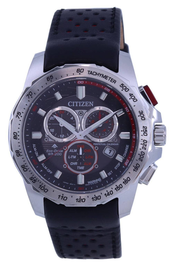 Citizen Promaster MX Chronograph Black Dial Eco-Drive BL5570-01E 200M Men's Watch