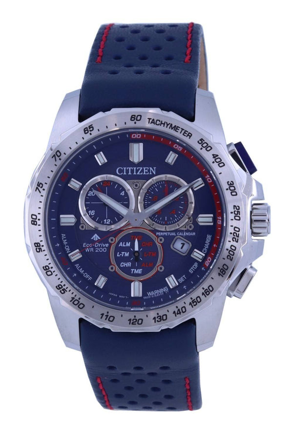 Citizen Promaster MX Chronograph Blue Dial Eco-Drive BL5571-09L 200M Men's Watch