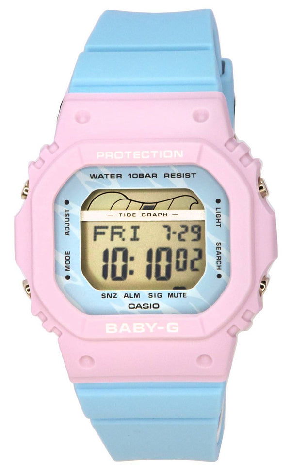 Casio Baby-G G-Glide Digital Blue Dial Quartz BLX-565-2 BLX565-2 100M Women's Watch