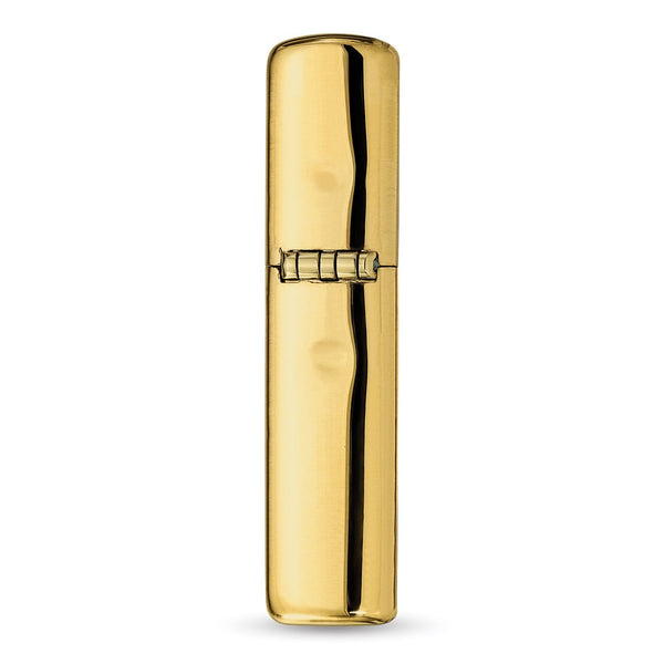 Zippo Brushed Solid Brass Lighter with Imprint