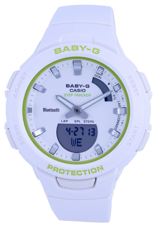 Casio Baby-G Analog Digital Resin Quartz BSA-B100SC-7A.G BSAB100SC-7 100M Women's Watch