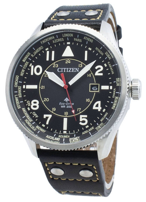 Citizen Promaster Nighthawk BX1010-02E World Time Eco-Drive 200M Men's Watch