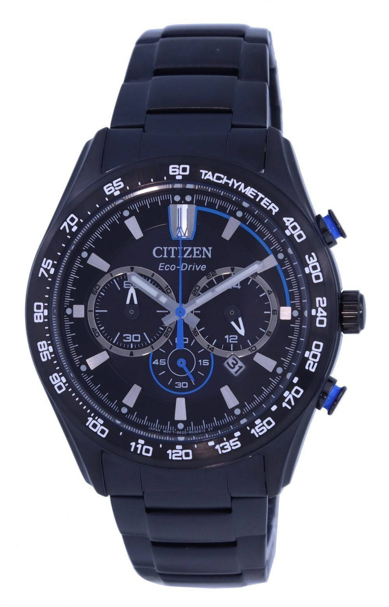 Citizen Aviator Chronograph Black Dial Eco-Drive CA4485-85E 100M Men's Watch