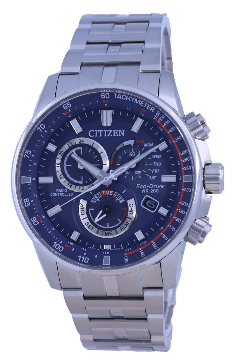 Citizen PCAT Radio Controlled Chronograph Atomic Eco-Drive CB5880-54L 200M Men's Watch