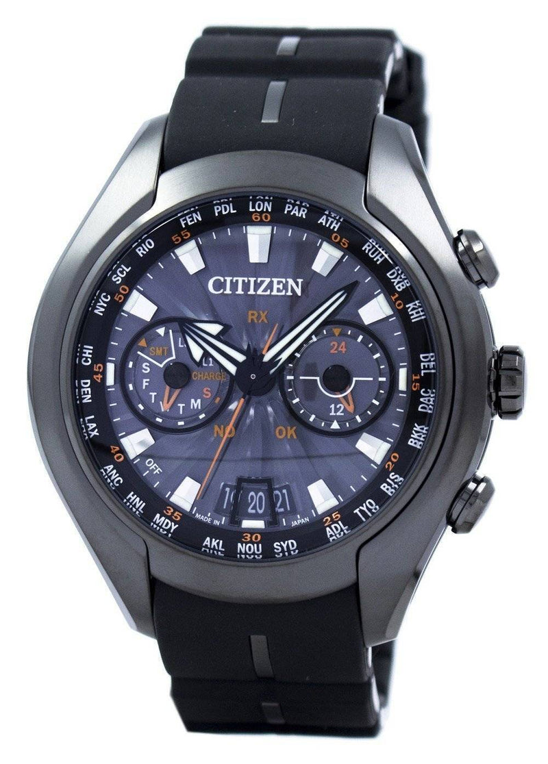 Citizen Promaster Satellite Wave Perpetual Calendar Japan Made CC1075-05E Men's Watch