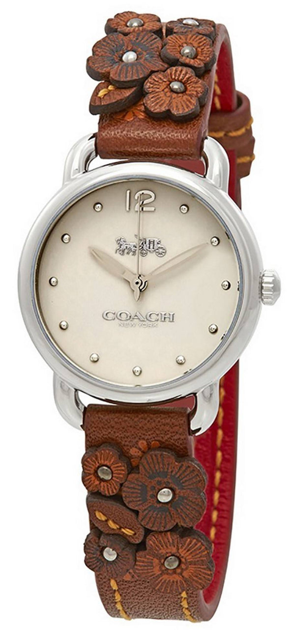 Coach Delancey Beige Dial Stainless Steel Quartz 14502761 Women's Watch